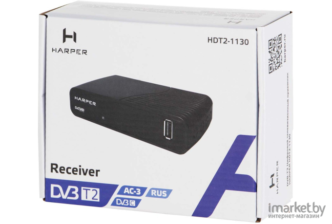 Приемник цифрового ТВ Harper HDT2-1130 [DVB-T2]
