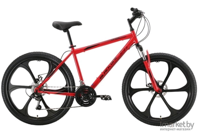 Велосипед Black One Onix 26 D FW 18 2022 красный/черный [HQ-0005344]
