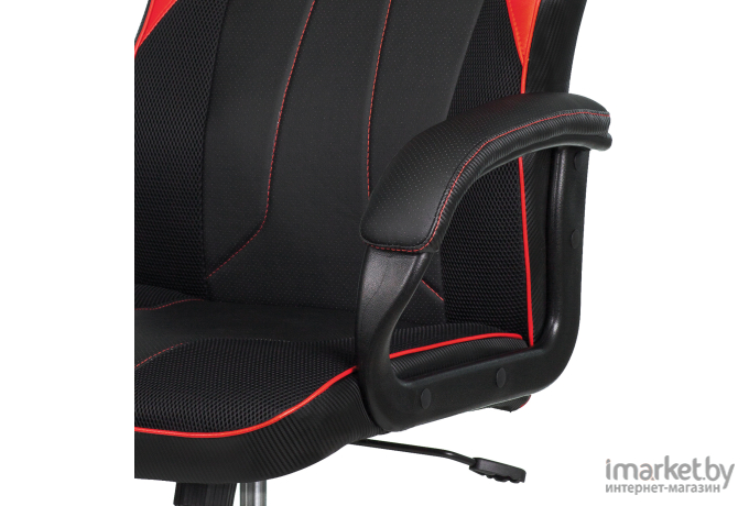 Офисное кресло A4Tech Bloody экокожа/ткань крестовина пластик черный/красный [GC-300]