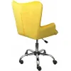 Офисное кресло AksHome Bella велюр желтый