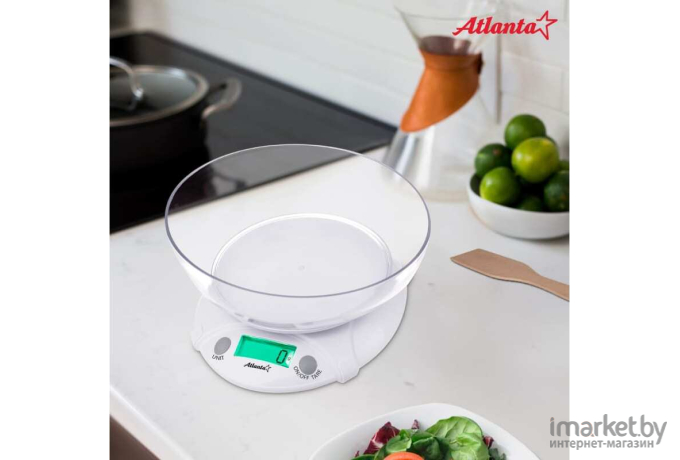 Кухонные весы Atlanta ATH-6223 White