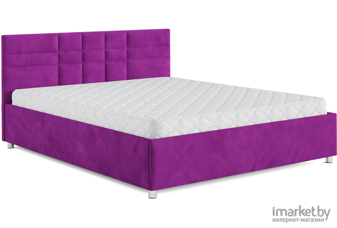 Кровать Mebel-Ars Нью-Йорк 140 фиолетовый