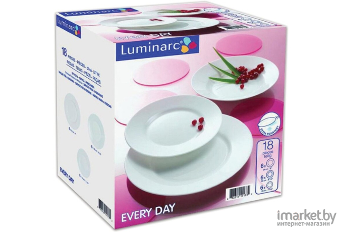 Набор столовой посуды Luminarc G0566 белый