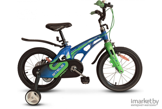 Велосипед Stels Galaxy 16 V010 синий/зелёный [LU095740 LU088561]