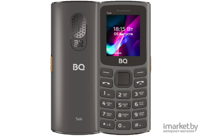 Мобильный телефон BQ Talk серый [BQ-1862 Talk Серый]