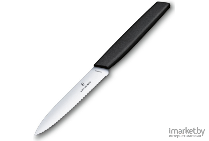 Кухонный нож Victorinox Swiss Modern универсальный 100мм черный [6.9003.10W]