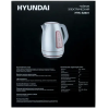 Электрочайник Hyundai 1.7л. 2000Вт серебристый/красный [HYK-S3601]
