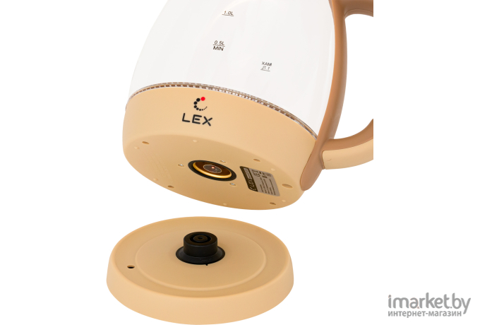 Электрочайник LEX LX3002-2 бежевый