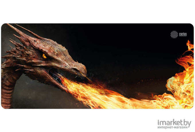 Коврик для мыши CACTUS Fire Dragon XXL 900x400x3мм рисунок [CS-MP-PRO07XXL]