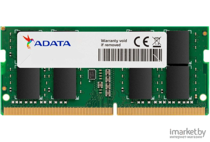 Оперативная память A-Data DDR4 32Gb 3200MHz OEM PC4-25600 CL22 SO-DIMM 260-pin 1.2В single rank [AD4S320032G22-BGN]