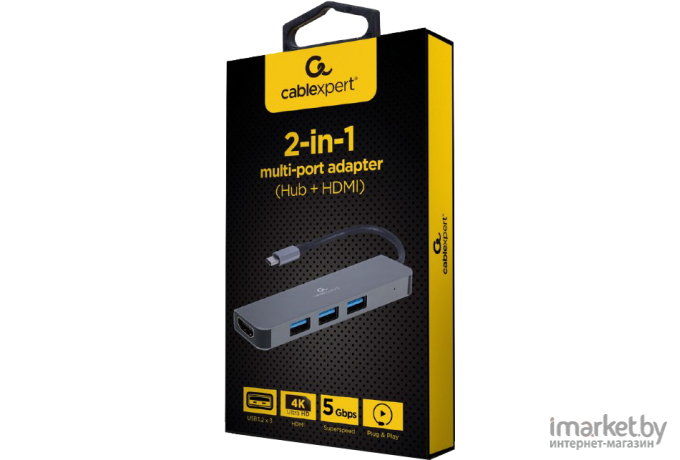 USB-хаб Cablexpert A-CM-COMBO2-01