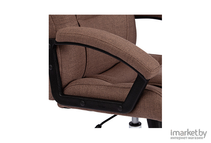 Офисное кресло King Style 110 хром ткань 4 коричневый фостер