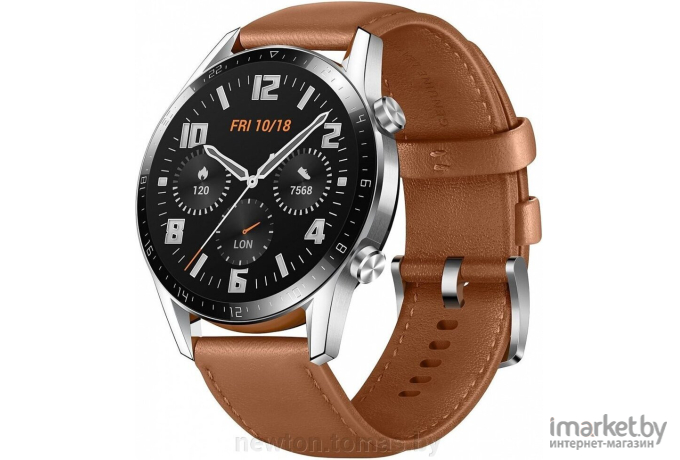  Huawei Умные часы Huawei Watch GT2 Classic Edition LTN-B19 46 мм (коричневый) [LTN-B19 (коричневый)]