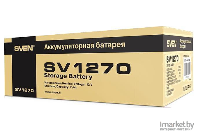  SVEN Аккумуляторная батарея для ИБП Sven SV 1270 (12V 7Ah), F2 [SV 1270]