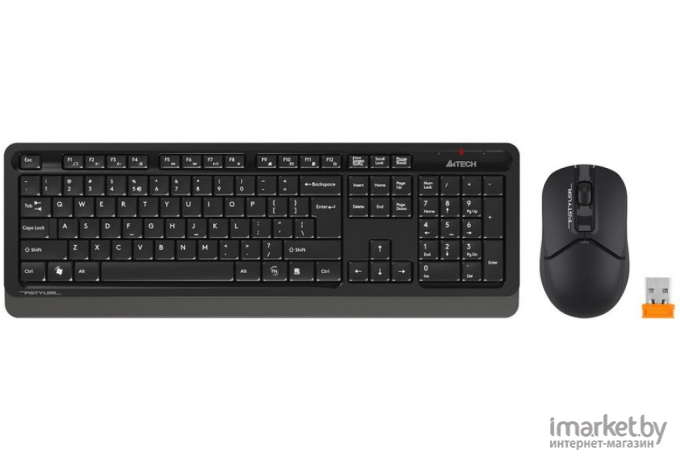 Комплект клавиатура + мышь A4Tech Fstyler FG1012 (черный/серый)