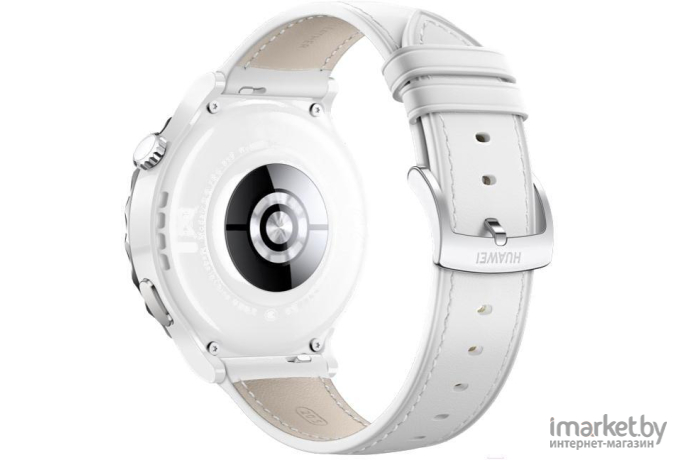 Смарт-часы HUAWEI, модель FRG-B19, Белый керамический корпус с серебряным безелем