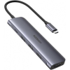 USB-хаб UGREEN CM136 Space Gray (70495)