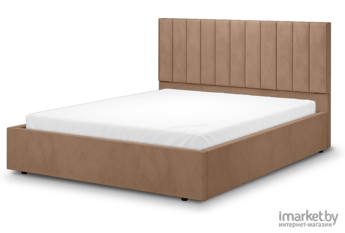 Кровать мягкая Аквилон Рица 16 М (Конфетти корица)