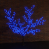 Светодиодное дерево Сакура, высота 1,5м, диаметр кроны 1,8м, синие светодиоды, IP 54, понижающий т