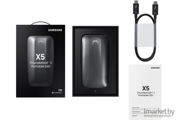 Внешний SSD диск Samsung X5 2TB (MU-PB2T0B/WW)