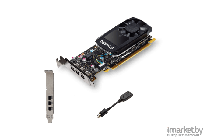 Видеокарта PNY NVIDIA Quadro P400 2GB GDDR5 64 bit (VCQP400V2- SB)