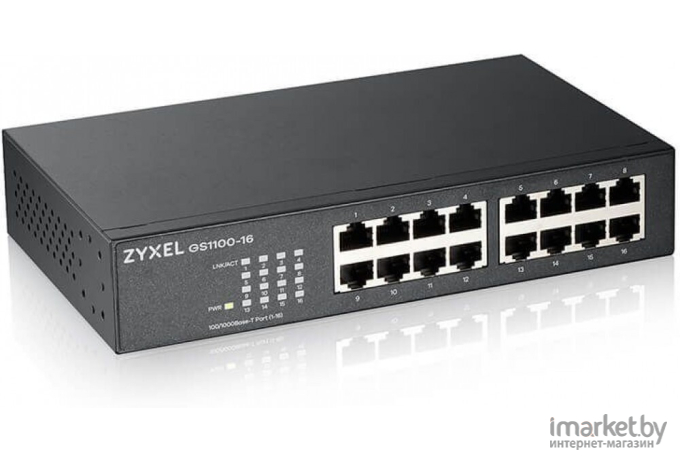 Коммутатор Zyxel GS1100-16 (GS1100-16-EU0103F)