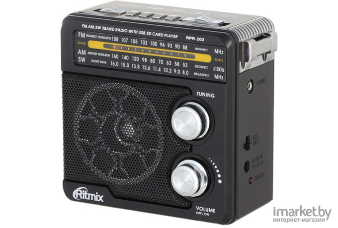 Радиоприемник Ritmix RPR-202 BLACK
