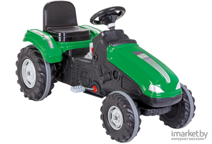 Педальная машина Pilsan Трактор MEGA зеленый (07321)