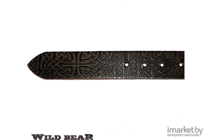 Ремень WILD BEAR RM-074m 120 см темно-коричневый