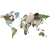 Панно Woodary Карта мира XXL (3141)