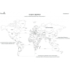 Панно Woodary Карта мира XXL (3144)