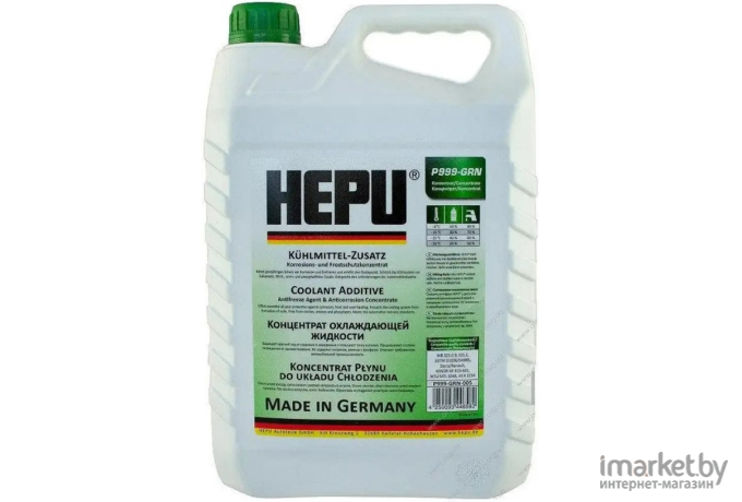 Антифриз Hepu G11 5л зеленый (P999GRN005)