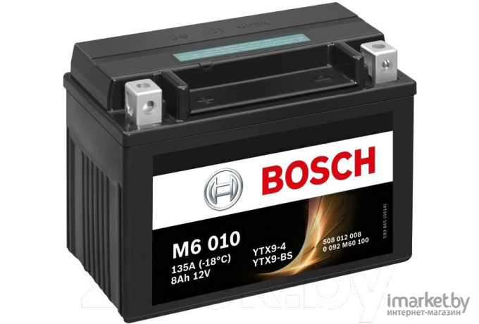 Мотоаккумулятор Bosch M6 YTX9-4/YTX9-BS 508012008 (0092M60100)