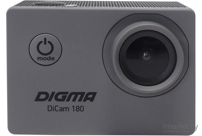 Экшн-камера Digma DiCam 180 серый (DC180)