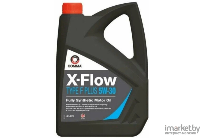 Моторное масло Comma X-FLOW TYPE F PLUS 5W30 4л (XFFP4L)