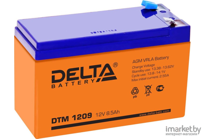 Аккумулятор для ИБП DELTA HR 12-9 12V/9Ah