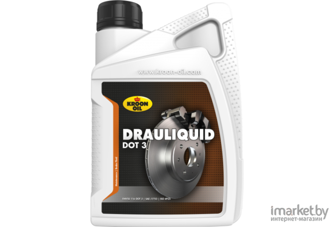 Тормозная жидкость Kroon-Oil Drauliquid DOT 3 1л (04205)