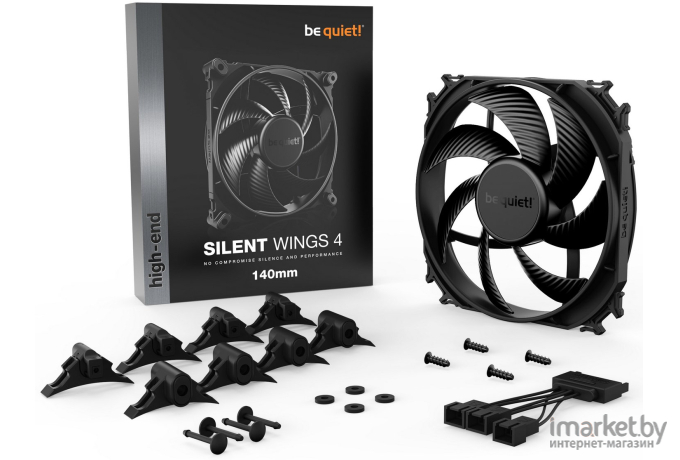 Вентилятор для корпуса be quiet! Silent Wings 4 140mm (BL095)