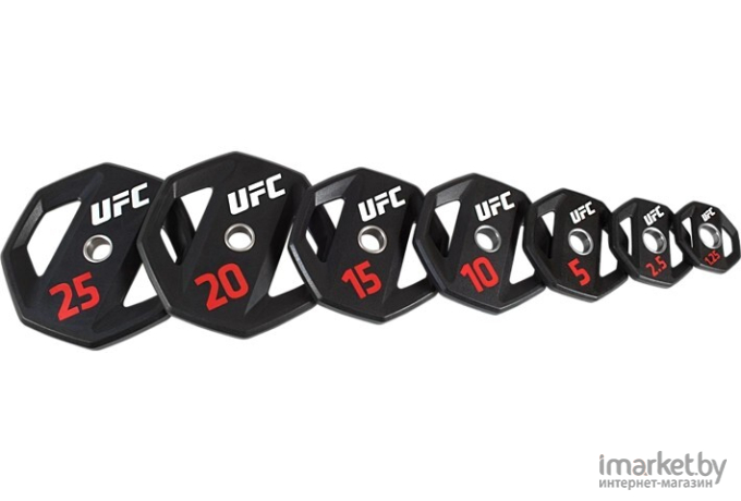 Диск олимпийский Hasttings 10кг Ø50 UFC (UFC-DCPU-8243)