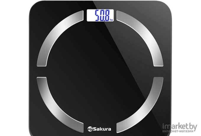 Весы напольные Sakura SA-5056BK черный