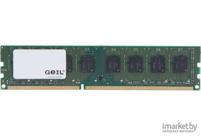 Оперативная память Geil 8GB DDR3 PC3-10600 (GG38GB1333C9SC)