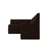 Кухонный диван Mebel-Ars Атлантис 212х84 левый кордрой коричневый (М11-6-15)