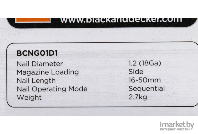 Степлер аккумуляторный Black+Decker BCNG01D1-QW