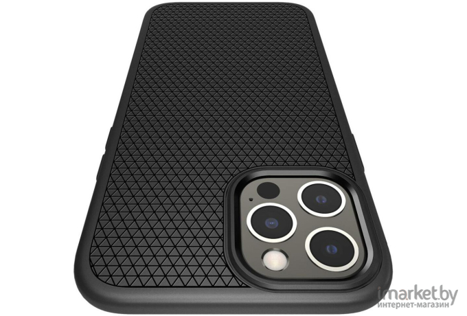 Чехол для iPhone 12 Pro Max гелевый Spigen SGP Liquid Air матовый черный