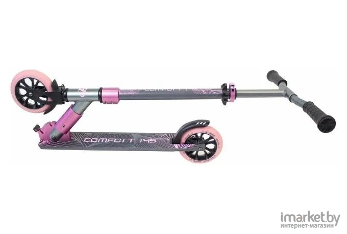 Самокат Tech Team Comfort 145R 2022 (фиолетово-розовый)