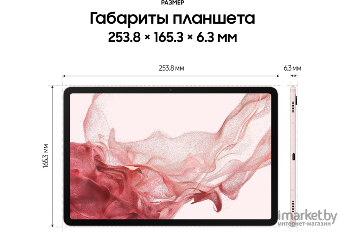 Планшет Samsung Galaxy Tab S8 5G 8GB/128GB Gray (SM-X706)