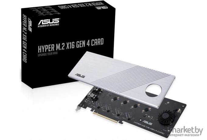 Плата-адаптер ASUS HYPER M.2 X16 GEN 4 CARD (90MC08A0-M0EAY0)