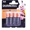Батарейка Duracell LR6 Alkaline AAx4шт