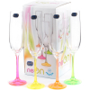 Набор бокалов для шампанского Bohemia Neon (40729/D4892/190-4)