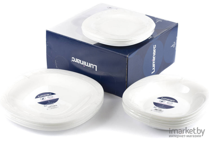 Набор тарелок Luminarc Carine White N2184